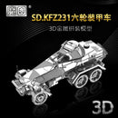 IRON STAR 3D Metal puzzle Vengeance Motorcycle lundon bus Off-road vehicle DIY 3D Laser Cut Model puzzle toys for adult