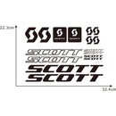 Ctcmfashion 16 PCs Scott bicycle vinyl pattern cover scratch automatic luminous agent aufklebe sunscreen waterproof sticker