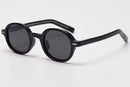 Peekaboo retro oval sunglasses men polarized uv400 korean style tr90 glasses female acetate high quality 2021 spring accessories