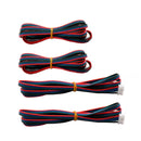 Stepper Motor cables/wire XH2.54 4pin DuPont connector extension to 6pin White Terminal line 3D Printer Parts 50/80/100/150cm
