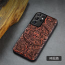 适用于三星 Galaxy S21 Ultra 手机壳 Boogic 原木手机壳 S21 S21+ 木质手机壳 适用于三星 S21 Ultra