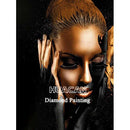Huacan New Arrival Diamond Painting Full Square Woman 5D DIY Diamond Embroidery Mosaic Portrait Decorations Home