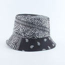 2022 New Fashion Vintage Print Bucket Hats Reversible Bob Chapeau Femme Hip hop Caps Gorro Men Fisherman Hat