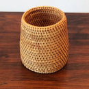 Handmade Rattan Chopsticks Spoon Table Knife Fork Tableware Storage Box Household Storage Basket Storage Rack Kitchen Tools