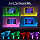 ColorRGB LED灯带10米15米，音乐律动变色RGB LED灯带，24键遥控，APP控制，SMD5050，适用于电视电脑家用