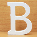 8厘米大号装饰字母白色木质字母家居装饰婚礼装饰DIY个性化姓名设计独立式