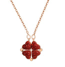 Valentine's Day Alloy Enamel Stereoscopic Rose Flower Jewelry Gift Box Necklace Rings Earrings Gifts Boxes Pack Carrying Cases