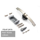 NAIERDI 5PCS Camper Car Push Lock with Handle RV Boat Home Cabinet Drawer Latch Button Locks Furniture Handle Hardware