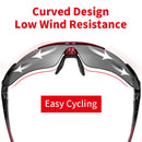 ROCKBROS Polarized Sports Glasses Men Sunglasses Road Cycling Glasses Mountain Bike Glasses Goggles Eyewear 5 Lens MTB Glasses