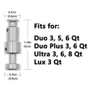 8 Pcs Universal Replacement Float Valve Seal for Power Pressure Cooker, Durable Pressure Cooker Replacement Accessories