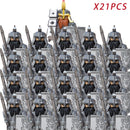 Classic Medieval Movie Elves Dwarf Warrior Iron Foot Dane leader of the Dwarfs Building Blocks LOTR Figures Toys For Children