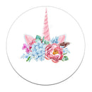 Unicorn Party Decor Sticker Customized Name Text Girl's Party Unicorn Birthday Party Decorations Kids Favors DIY Supplies