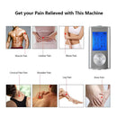 TENS EMS Unit 8 Modes Digital Palm Device Best Pain Relief Machine for Neck Back Lumbar Muscle Stimulator Therapy Body Massager