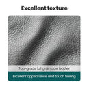 MR.GREEN Manicure Set With Morandi Grey Top-Grade Full Grain Cow Leather Packaging Nail Clipper Kits Perfect Gift Friends Family