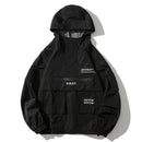 New Black Cargo Jackets Windbreaker Men Streetwear Tactical Jacket Pullover Multi-pocket Male 2019 Autumn Hoody Coat GM659