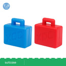 Big Size Block Bricks Train Tracks  Traffic Stop Lights Straight Duploes Black Accessories DIY Hot Toys For Children Baby Gift