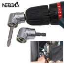 Dual Head L-shaped Mini Socket Wrench 105 degrees 1/4" Extension Hex Drill Bit Key Utility Tool And Screwdriver Bit Drill Set