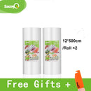 saengQ vacuum bags for food Vacuum Sealer Food Fresh Long Keeping 12+15+20+25+30cm*500cm Rolls/Lot bags for vacuum packer