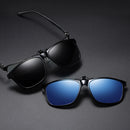 VIVIBEE 2024 Polarized Pilot Flip Up Clip on Sunglasses Men Photochromic Polarised Women Sun Glasses Color Change Night Driving