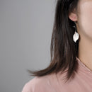 Lotus Fun Elegant Autumn Leaves Dangle Earrings Real 925 Sterling Silver 18K Gold Earrings for Women Gift Handmade Fine Jewelry