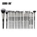MAANGE Pro 12/20pcs Makeup Brushes Set with Bag Powder EyeShadow Blending Eyeliner Eyelash Lip Portable Brush Set For Make up