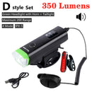 WEST BIKING Front Bicycle Light USB Rechargeable LED Bike Light Waterproof Cycling Headlight Climbing Safety Flashlight Lamps