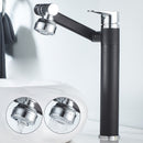 ELLEN Multifunction Bathroom Sink Faucet Hot Cold Water Mixer Crane Antique Bronze Deck Mounted Universal Water Taps EL1326