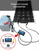 Dokio Flexible Solar Panel 100W Monocrystalline Solar Cell 200w 400w 600w 800W 1000W Solar Panel Kit For RV/Boat/Home system
