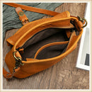 Johnature Retro Genuine Leather Women Summer Small Bag 2026 New Simple Leisure Nature Cowhide Female Shoulder & Crossbody Bags