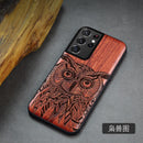适用于三星 Galaxy S21 Ultra 手机壳 Boogic 原木手机壳 S21 S21+ 木质手机壳 适用于三星 S21 Ultra