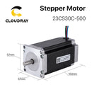 Cloudray Nema 23 Open Loop Stepper Motor Kit 2 Phase 3N.m 5.0A 23CS30C-500+DM556S for 3D printer CNC Engraving Milling Machine