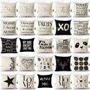 Throw Pillows Cover Case Letter Motto Home Love Cushion Cover Throw Pillows for Couch Cojines Decorativos Para Sofa Home Decor
