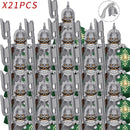Classic Medieval Movie Elves Dwarf Warrior Iron Foot Dane leader of the Dwarfs Building Blocks LOTR Figures Toys For Children