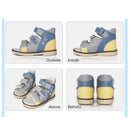 Ortoluckland Toddler Girls Sandals New Children Orthopedic Flatfeet Shoes Summer Boys Arch Support Footwear Size20 To33