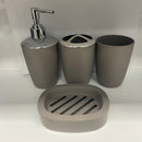 4件套浴室套装 塑料洗手液瓶 卫生间牙刷架杯套装 浴室用品