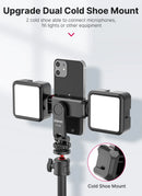 Ulanzi ST-06S Vertical Shooting Phone Mount Holder for DSLR Camera Monitor Mount Tripod Mount Clamp for Smartphone Vlog Shooting