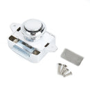 NAIERDI 10PCS Camper Car Push Lock Diameter RV Caravan Boat Motor Home Cabinet Drawer Latch Button Locks Furniture Hardware