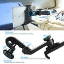 Car Holder 4-11" Tablet Back Seat Universal Bracket 360 Rotating Headrest Mount Microphone Tablets PC Stand for iPad Air pro 9.7