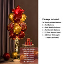 Light Up LED Balloon Stand Kit 13Pcs Balloons Reusable Clear Column Holder Set For Table Floor Wedding Birthday Party Supplies