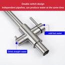 DQOK Drinking Filtered Water Kitchen Faucet Purification Tap Dual Handle Faucet Kitchen Sink Tap