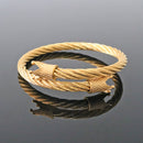 Top Quality Luxury Royal Crown Bracelets & Bangles Fashion Stainless Steel Men' Jewelry Do Not Fade Jewellery Sets Best Gift