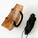Ancient style creative fashion bamboo woven bag one shoulder Crossbody rattan woven bag outdoor beach bag environmental bag
