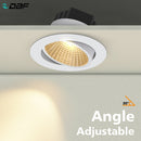 Black/White Body Recessed LED Dimmable Downlight COB 6W12W 15W LED Spot Light LED Decoration Ceiling Lamp AC110V/220V Spot lamp