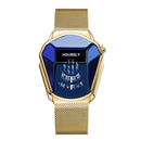 Luxury HOURSLY Brand Trend Cool Men's Wrist Watch Stainless Steel Technology Fashion Quartz Watch For Men 2022 Relogio Masculino