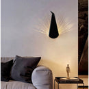 Bedside light wall lamp modern Simplicity peacock Lamps bedroom living room aisle corridor hotel wall light AC220V