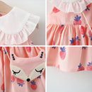 Melario Children's Clothing Baby Girl Clothes Summer Party Clothing for Girls Dress Cherry Dot Princess Dresses Bow Hat Outfits