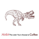 Geometric Tyrannosaurus Wall Stickers Dinosaur Wall Decals For Baby Room Decor Wall Art Bedroom Gift For Kids Room Decor