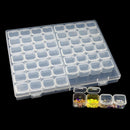 HOMFUN 28/56 Slots Diamond Painting Plastic Storage Box Embroidery Accessory Case Clear Beads Storage Boxes Cross Stitch Tools