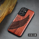 适用于三星 Galaxy S21 Ultra 手机壳 Boogic 原木手机壳 S21 S21+ 木质手机壳 适用于三星 S21 Ultra