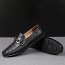 Men Loafers Real Leather Shoes Fashion Men Boat Shoes Brand Men Casual Leather Shoes Male Flat Shoes 2019 New Big Size 45 C4